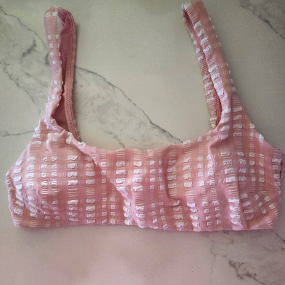 🆕️AERIE NWT Pink Large Bikini Top - Picture 6 of 12